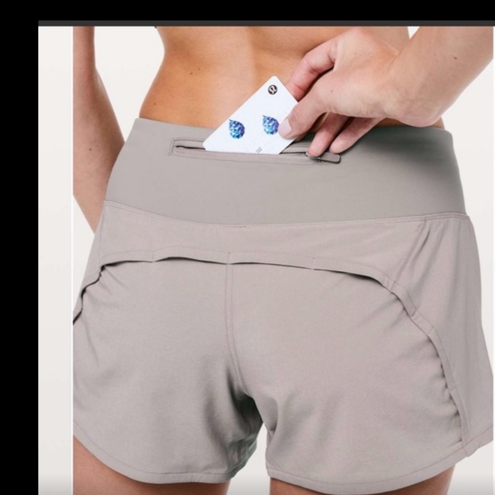 lululemon athletica Gray Athletic Shorts